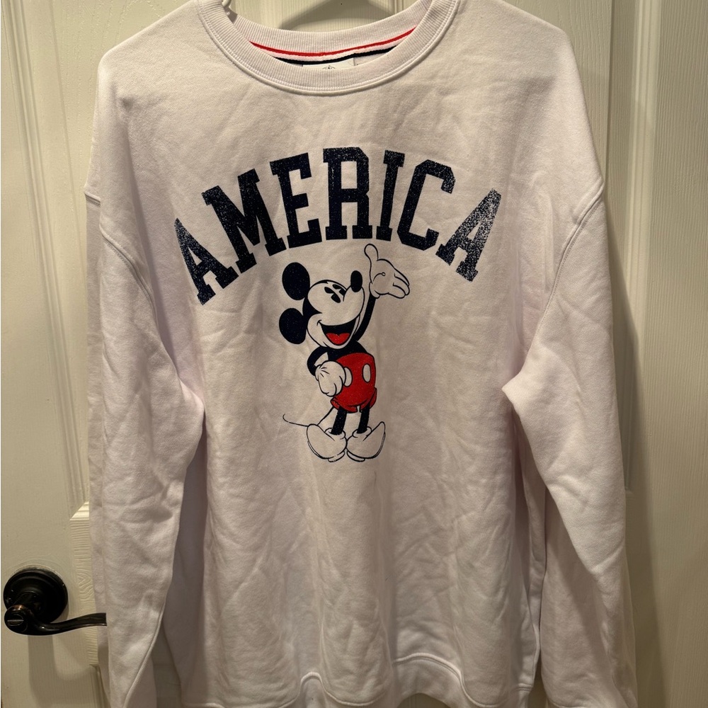 Disney Parks America Mickey Mouse Sweatshirt Unisex Large L